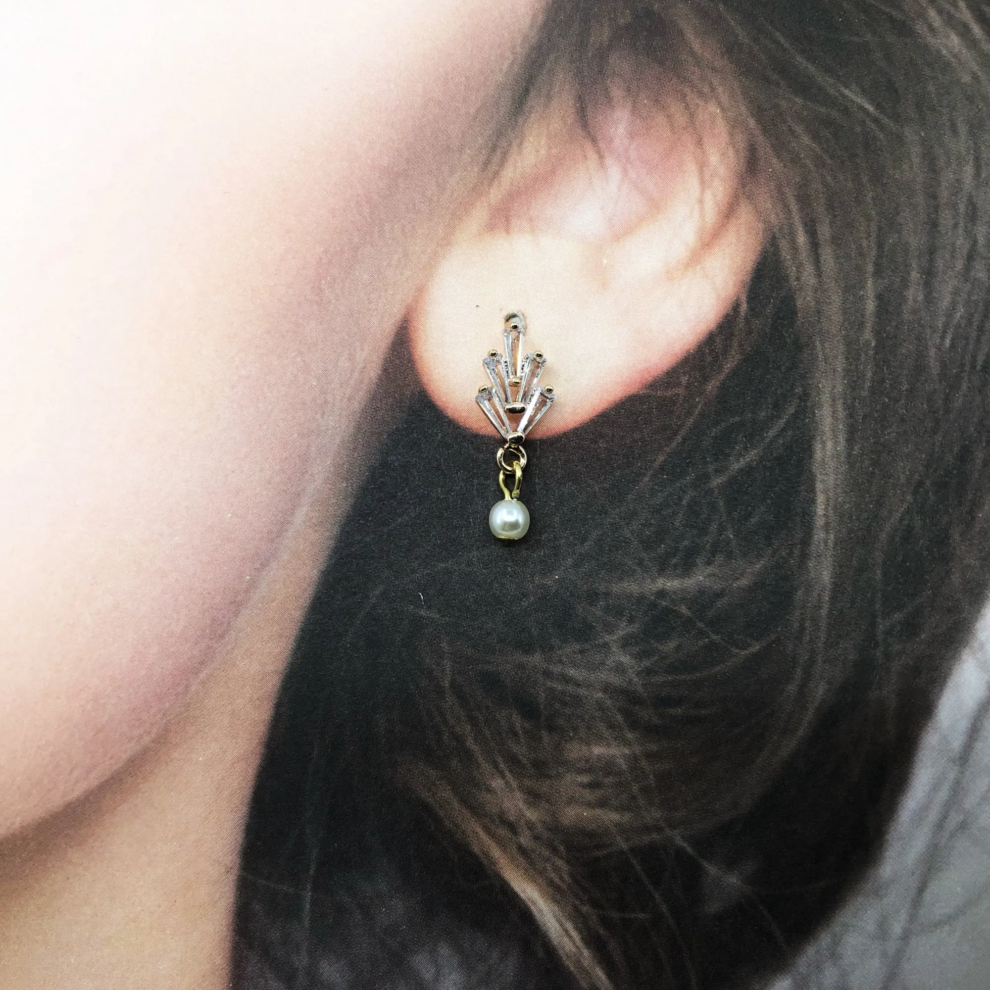 Versatile Firework Zircon Stud Earrings