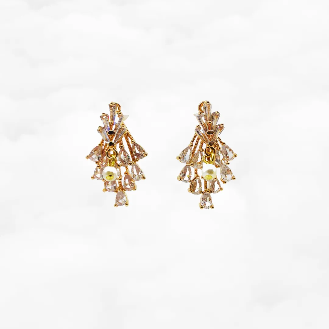Versatile Firework Zircon Stud Earrings