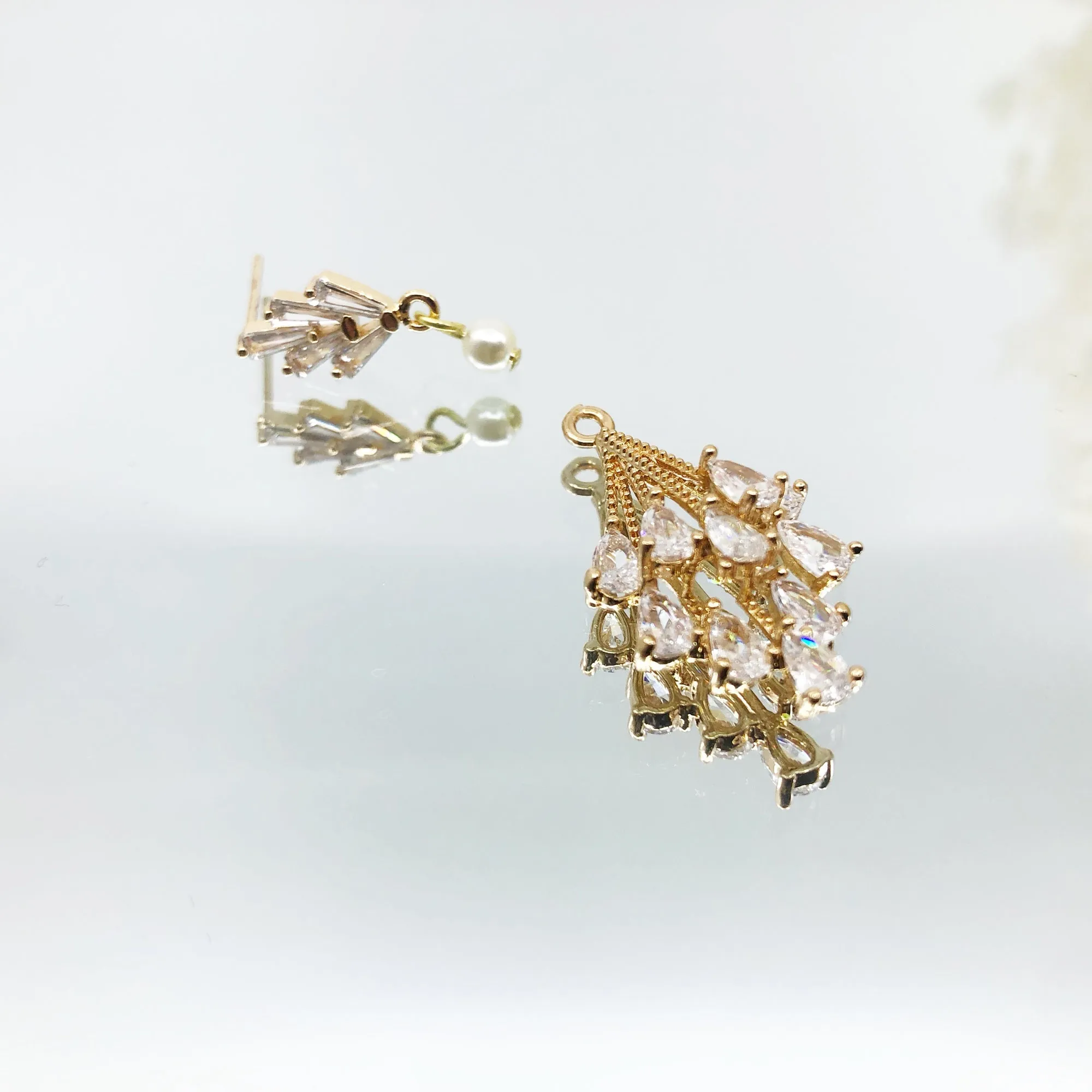 Versatile Firework Zircon Stud Earrings