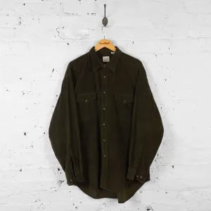 Vintage Gap Corduroy Shirt - Khaki - XL