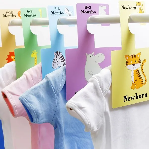 WARDROBE DIVIDERS SAFARI ANIMALS
