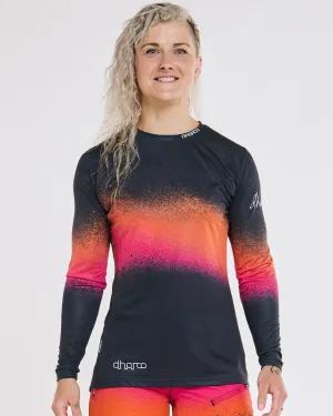 Womens Race Jersey | Black Snake