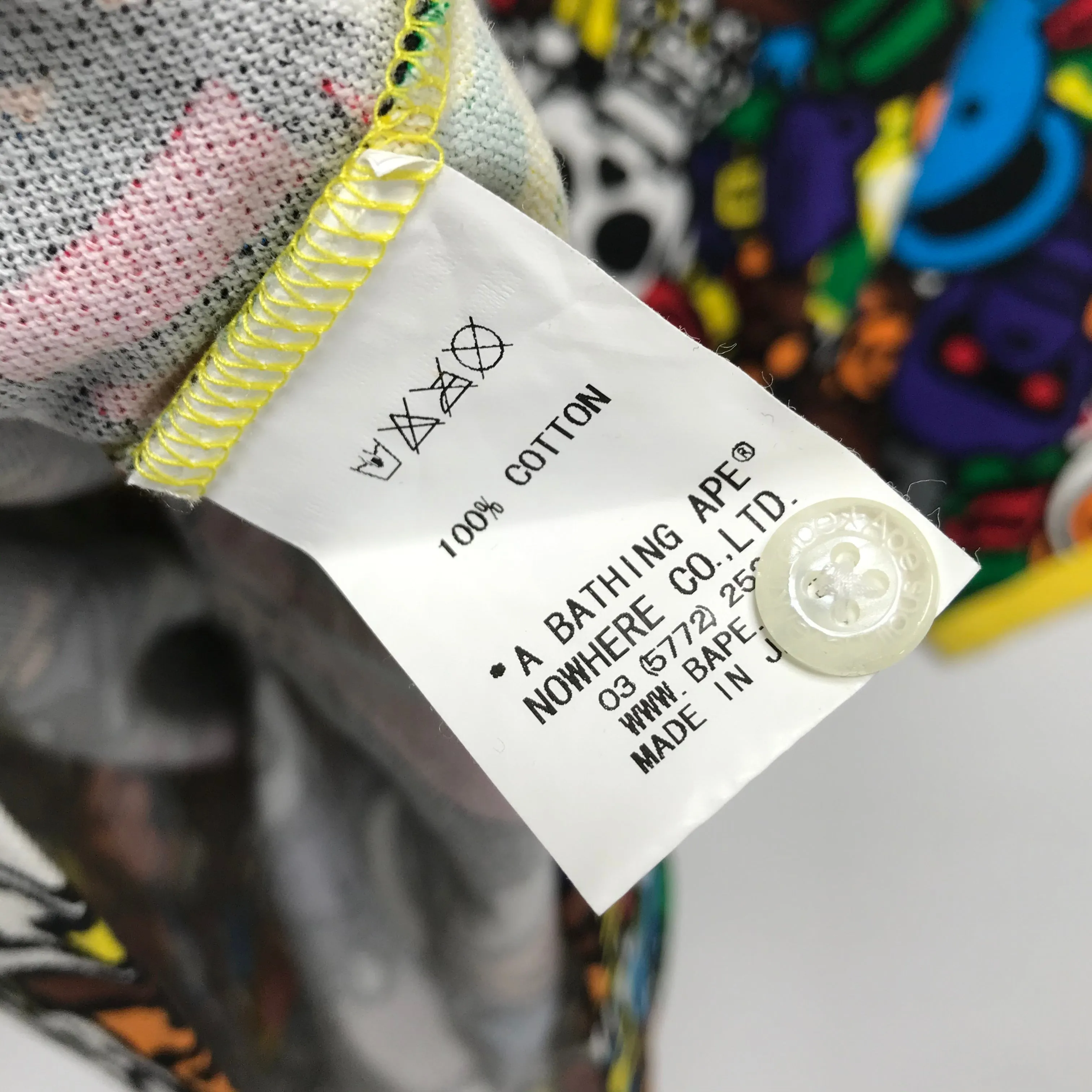 [XL] DS! A Bathing Ape Bape Baby Milo Safari Polo Shirt