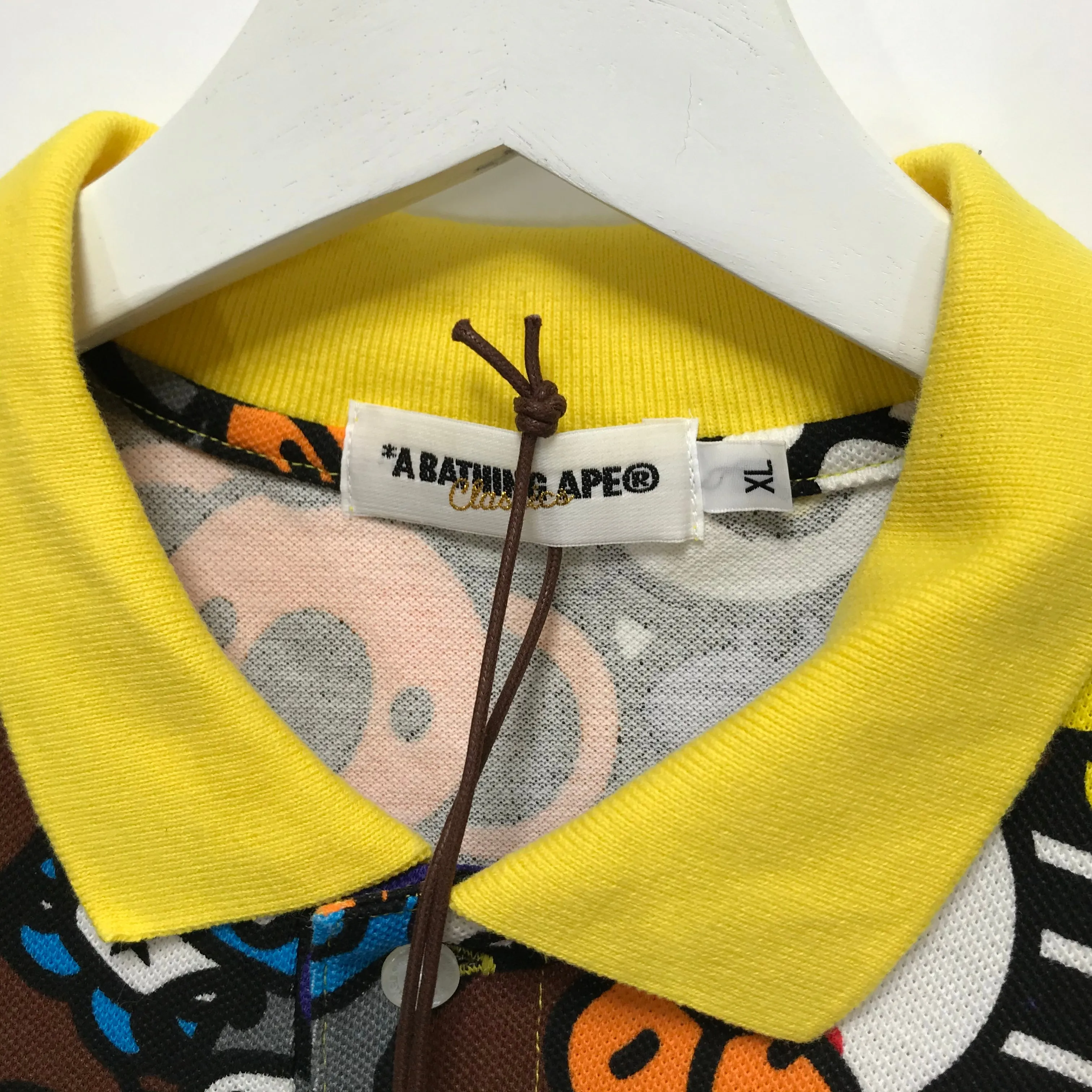 [XL] DS! A Bathing Ape Bape Baby Milo Safari Polo Shirt