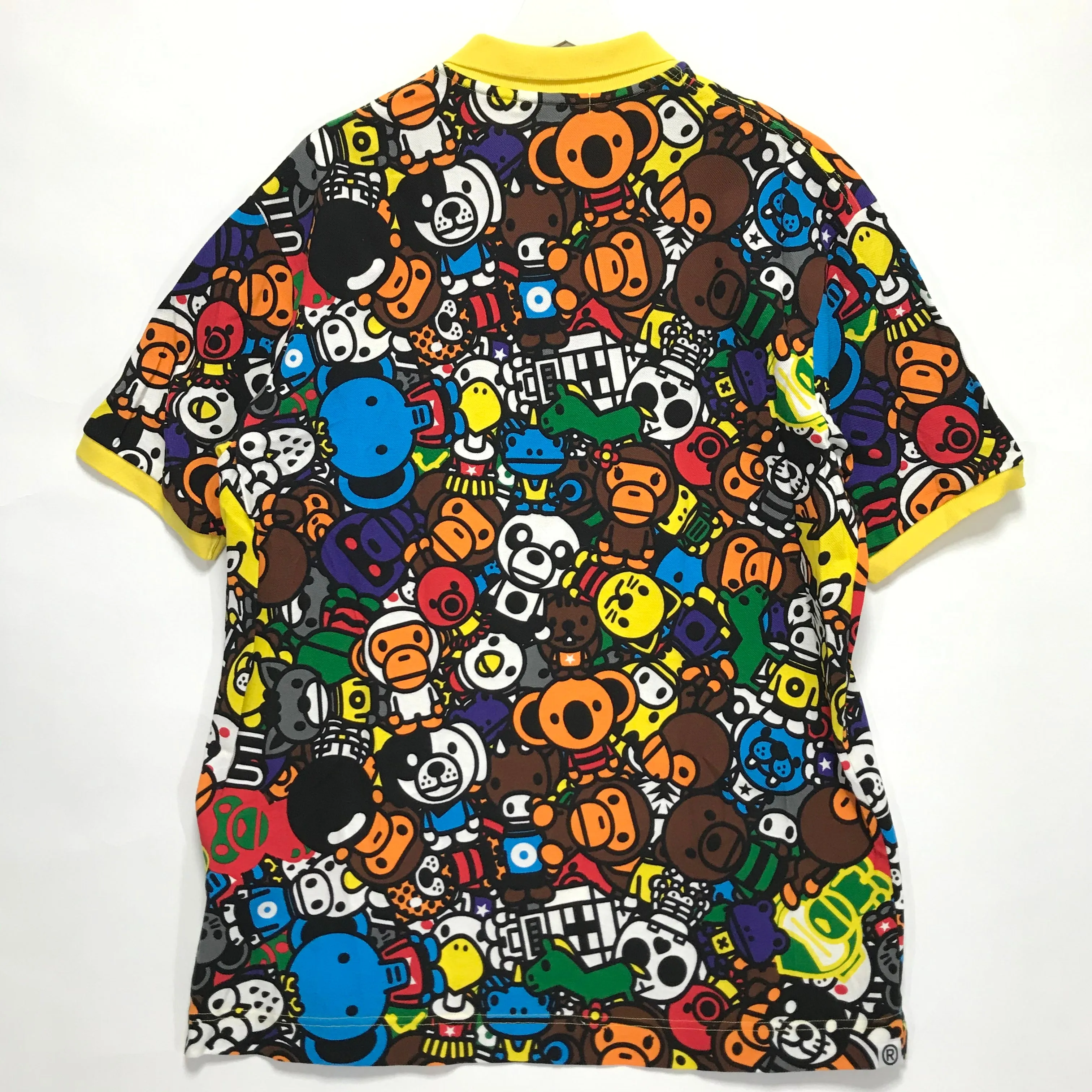 [XL] DS! A Bathing Ape Bape Baby Milo Safari Polo Shirt