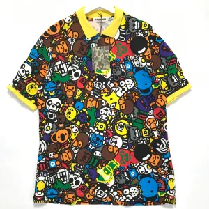 [XL] DS! A Bathing Ape Bape Baby Milo Safari Polo Shirt