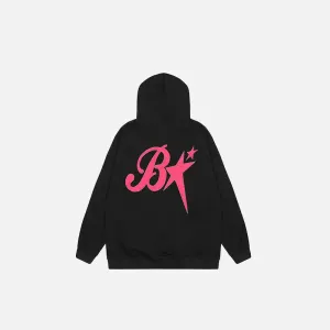 Y2K Backstage Star Hoodie for Stylish Comfort in Streetwear