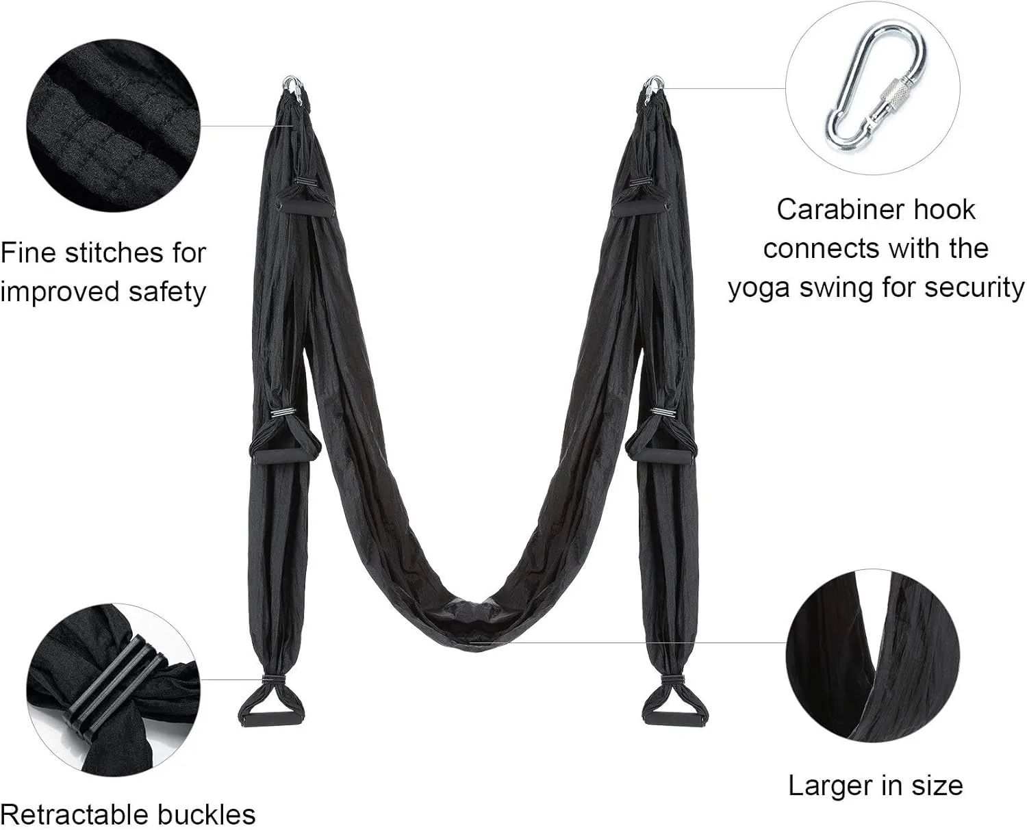 Yoga Swing Sling Strong Yoga Hammock Kit