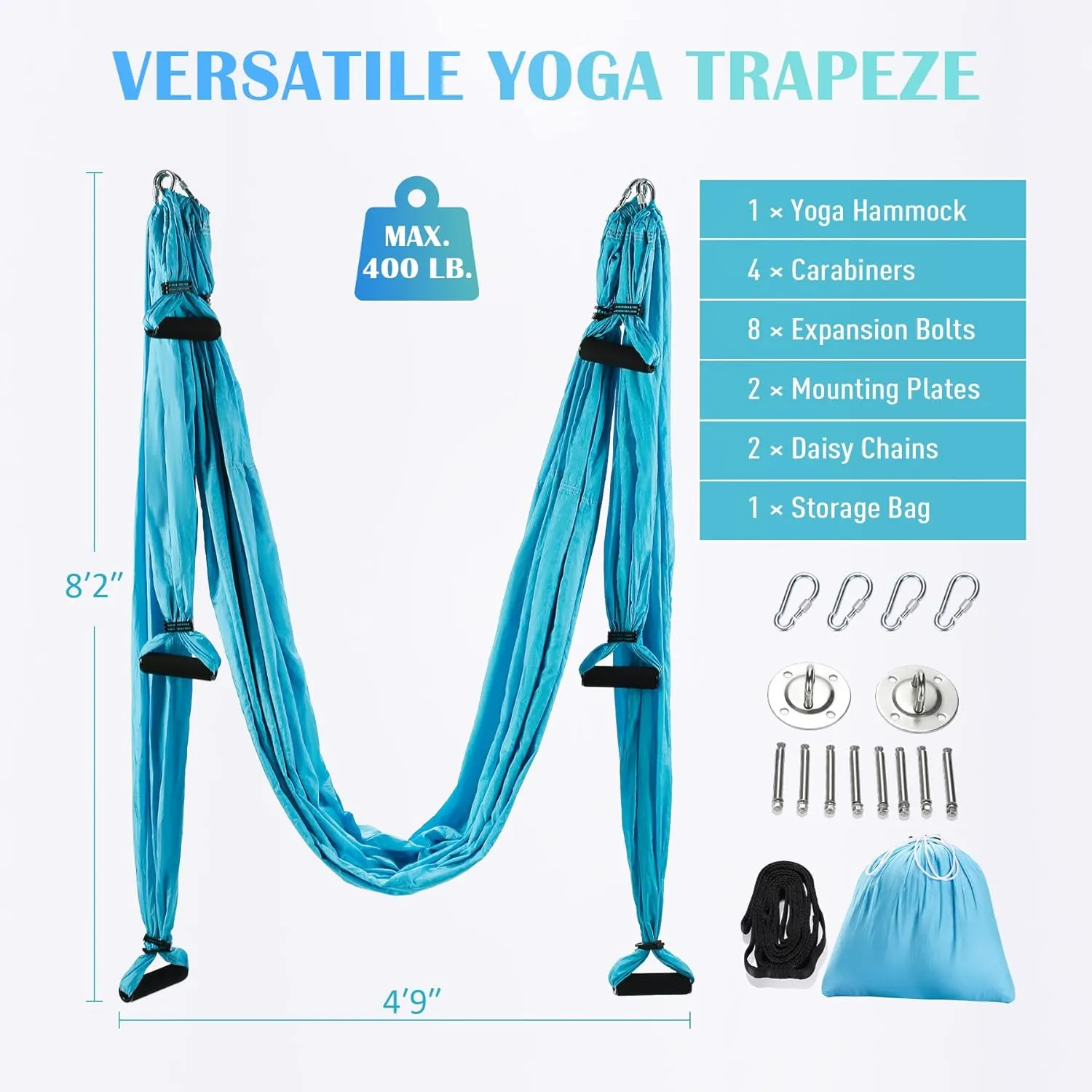 Yoga Swing Sling Strong Yoga Hammock Kit