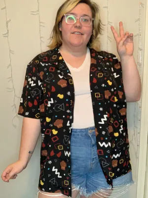 You Muffin! Inspired Arcade Carpet Button-Ups